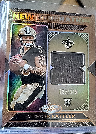 2024 Panini Certified New Generation Jerseys #NGS-SPR Spencer Rattler — front