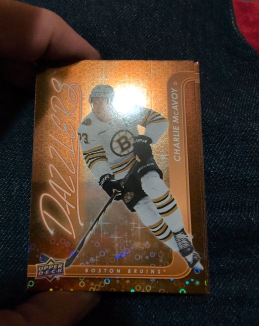 2024-25 Upper Deck Dazzlers Blue #DZ-67 Charlie McAvoy — front