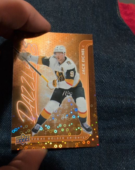 2024-25 Upper Deck Series 2 Dazzlers #DZ-91 Jack Eichel — front