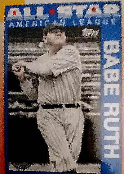 1992 Topps All Star American League Babe Ruth — front