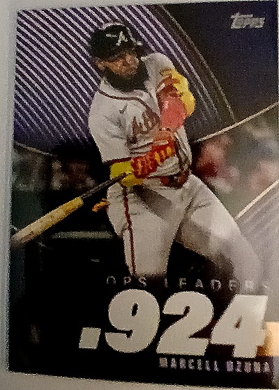 2025 Topps Series 2 #OPS-9 Marcell Ozuna OPS Leaders — front