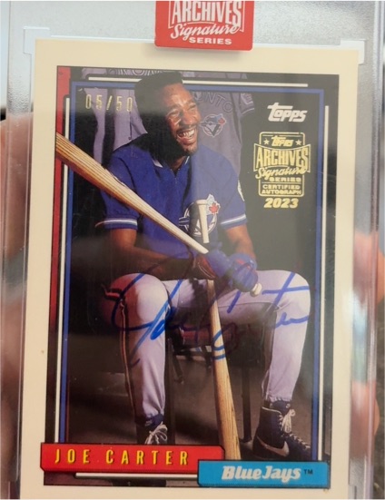 2023 Topps Archives Signature Series #790 Joe Carter — front