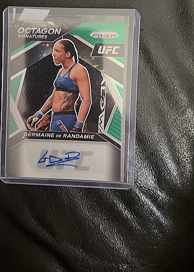 2023 Panini Prizm UFC Octagon Signatures Germaine de Randamie — front