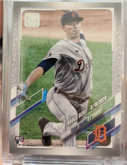 2021 Topps Update #US284 Tarik Skubal Rookie Debut — front