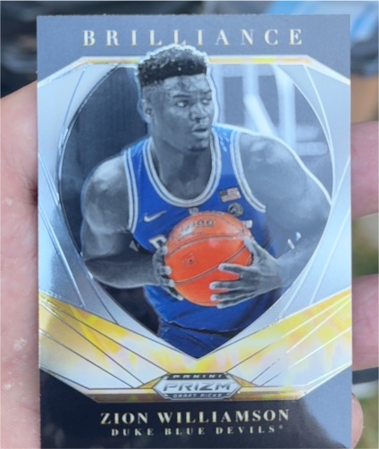 2021 Panini Prizm Draft Picks Brilliance #20 Zion Williamson — front