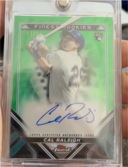 2022 Topps Finest Rookies #FRDA-CR Cal Raleigh — front
