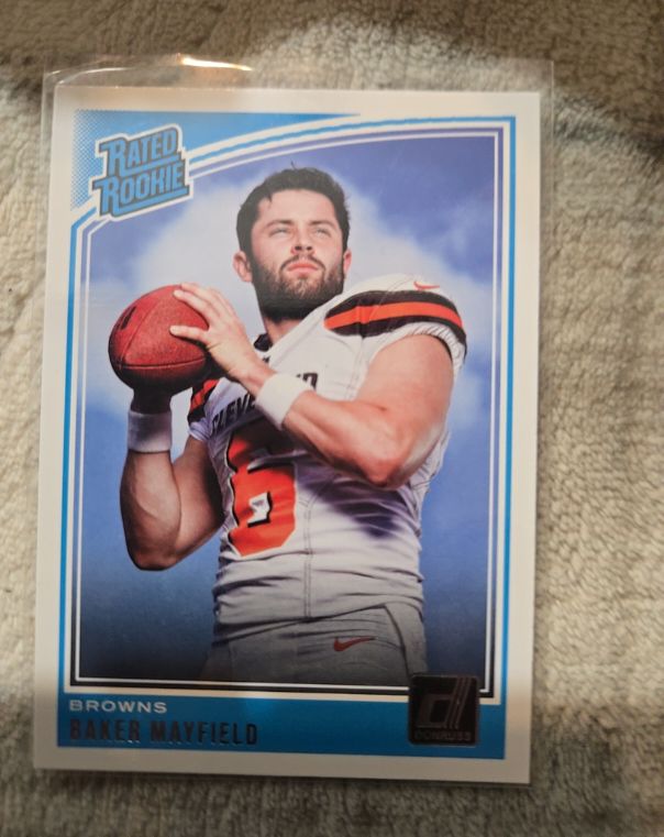 2018 Donruss #303 Baker Mayfield Rated Rookie — front
