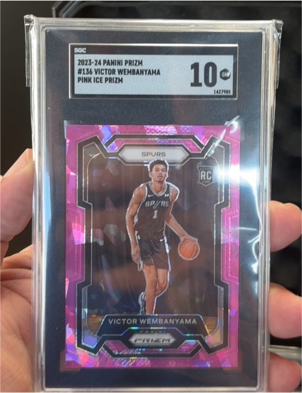 2023-24 Panini Prizm #136 Victor Wembanyama — front