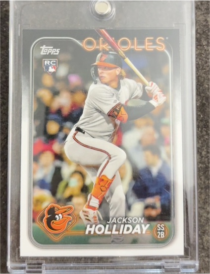 2024 Topps Series 2 #697 Jackson Holliday Rookie Card SP Short Print — front