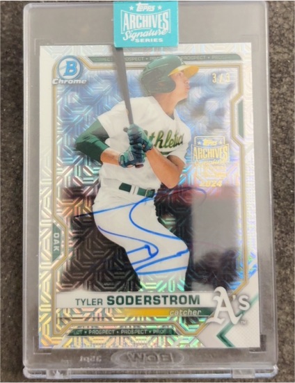 2021 Bowman Chrome Mega #BCP-51 Tyler Soderstrom — front