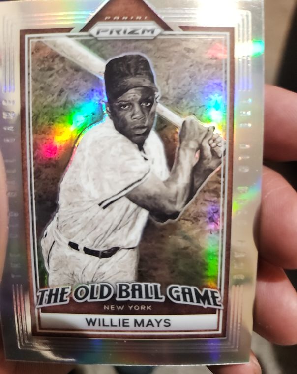 2023 Panini Prizm The Old Ball Game #OBG12 Willie Mays — front