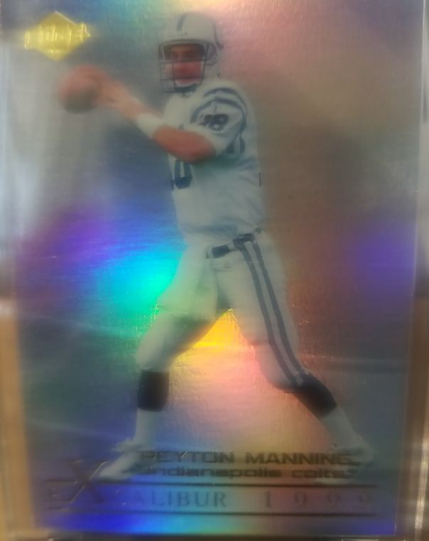 1998 Upper Deck Excalibur #EX-1 Peyton Manning — front