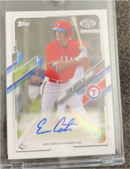 2021 Topps Pro Debut #PD-29 Evan Carter — front