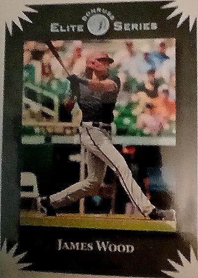 1992 Donruss Elite Series James Wood — front