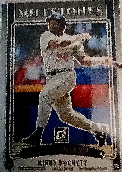 2025 Donruss #6 Kirby Puckett Milestones — front