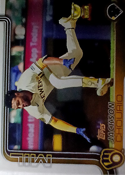 2025 Topps #376 Jackson Chourio — front