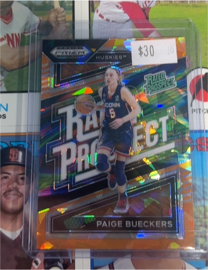 2024 Panini Prizm Draft Picks Rated Prospect #2 Paige Bueckers — front