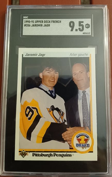 1990-91 Upper Deck #356 Jaromir Jagr — front