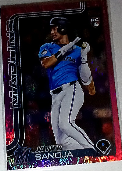2025 Topps #653 Javier Sanoja — front
