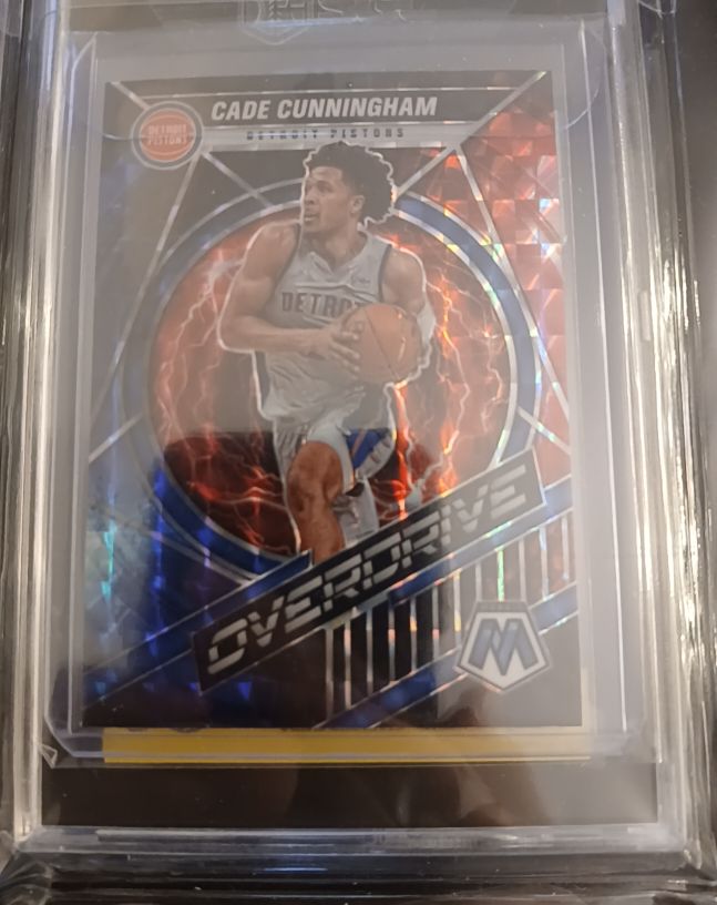 2021-22 Panini Mosaic Cade Cunningham Overdrive — front