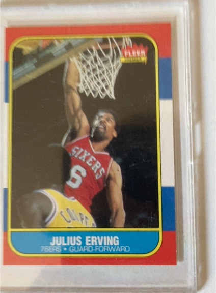 1986-87 Fleer #31 Julius Erving — front