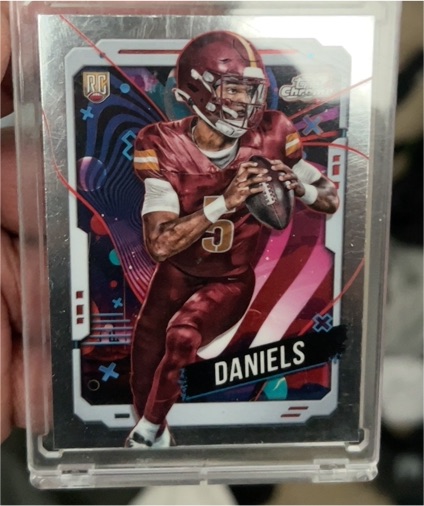 2024 Topps Chrome Cosmic #196 Jayden Daniels — front