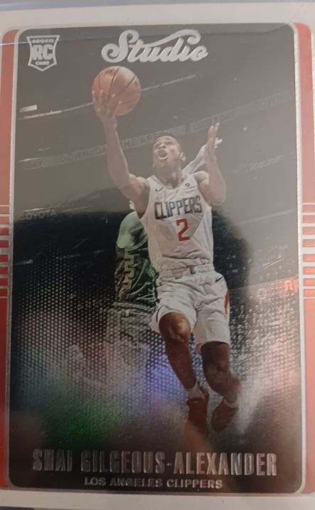 2020 Panini Studio #RC Shai Gilgeous-Alexander — front