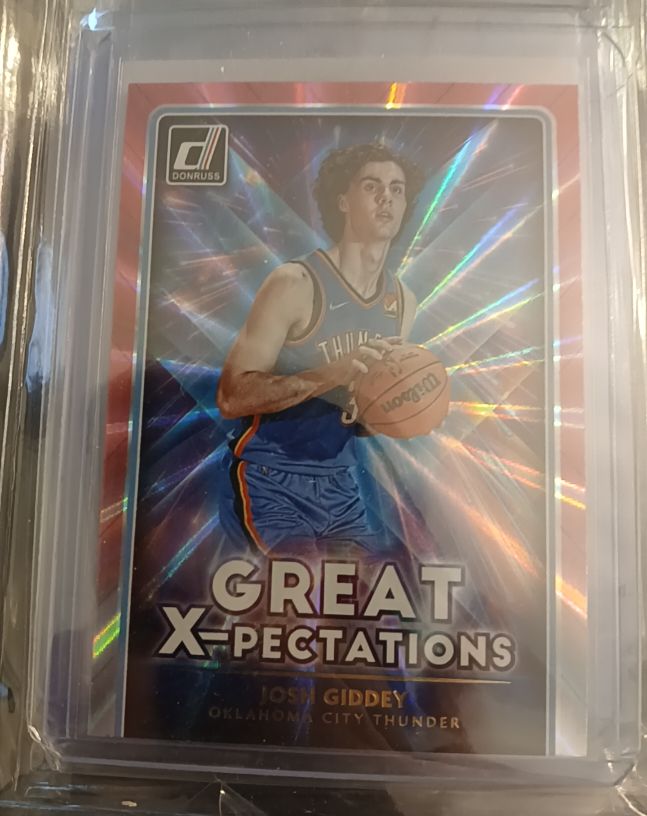 2021-22 Donruss Great X-Pectations #19 Josh Giddey — front