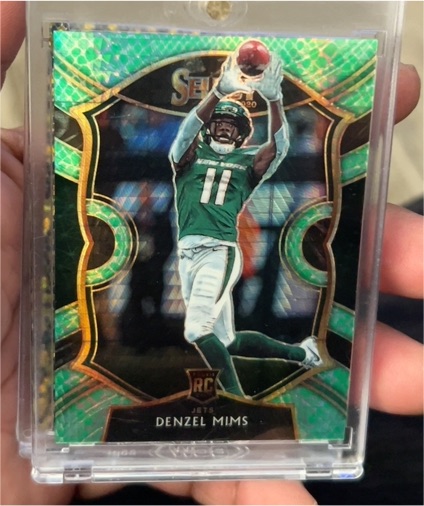 2020 Panini Select #63 Denzel Mims — front