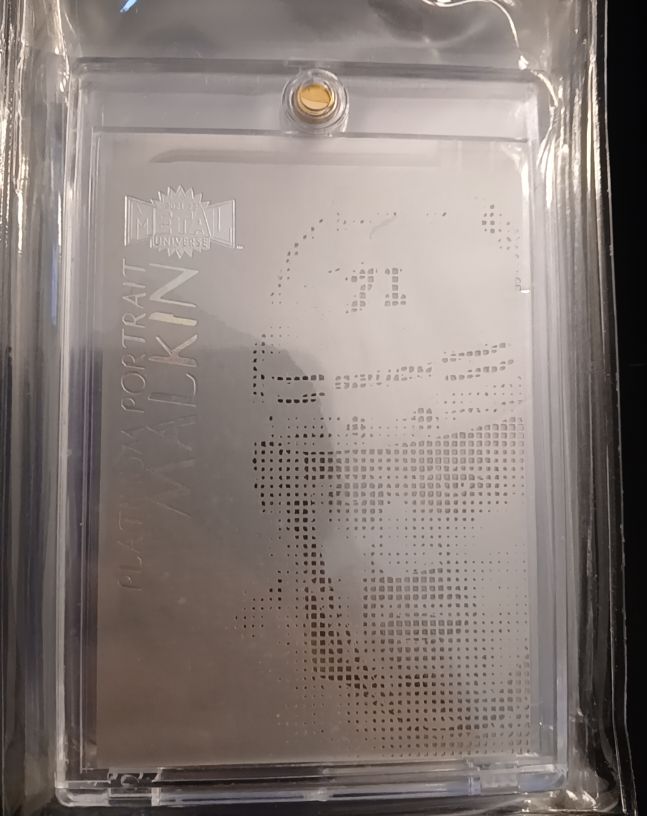 2021-22 SkyBox Metal Universe Platinum Portraits Jonathan Kuminga #5 — front