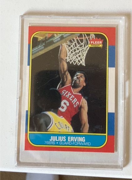 1986-87 Fleer #31 Julius Erving — front