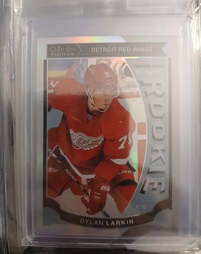 2015-16 O-Pee-Chee Platinum #M45 Dylan Larkin Marquee Rookie — front