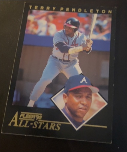1992 Fleer #15 Terry Pendleton All-Stars Atlanta Braves — front