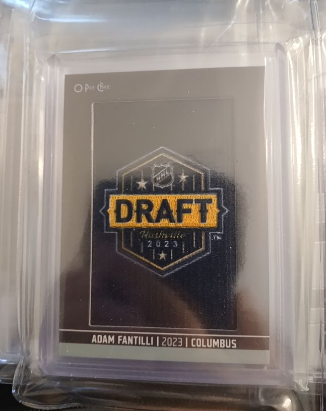2024-25 O-Pee-Chee First Round Draft Patch #DP-2 Adam Fantilli — front