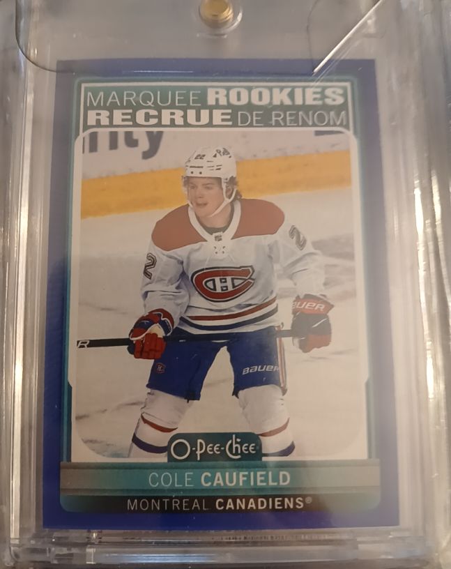 2021-22 O-Pee-Chee #506 Cole Caufield — front