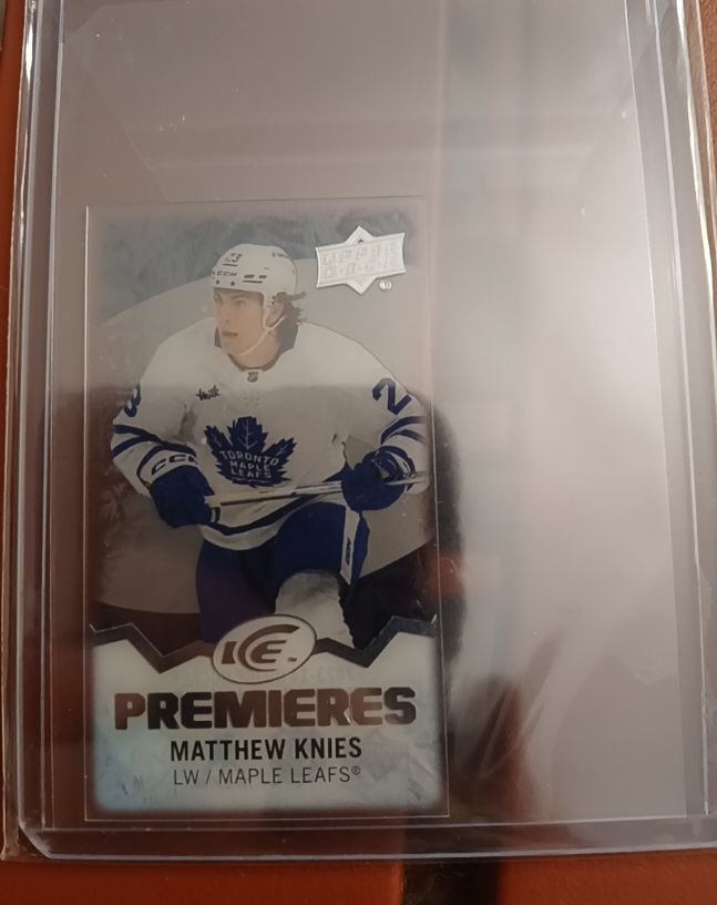 2023-24 Upper Deck Ice Premieres Mini #MI-20 Matthew Knies — front