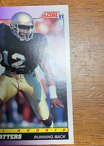 1991 Score #575 Ricky Watters — front