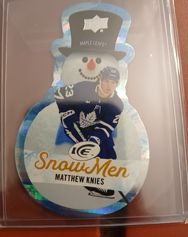 2023-24 Upper Deck Ice Snow Men #SM-30 Matthew Knies — front