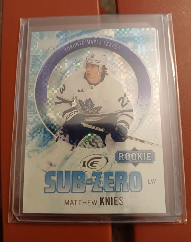 2023-24 Upper Deck Ice Sub-Zero #SZ-23 Matthew Knies — front