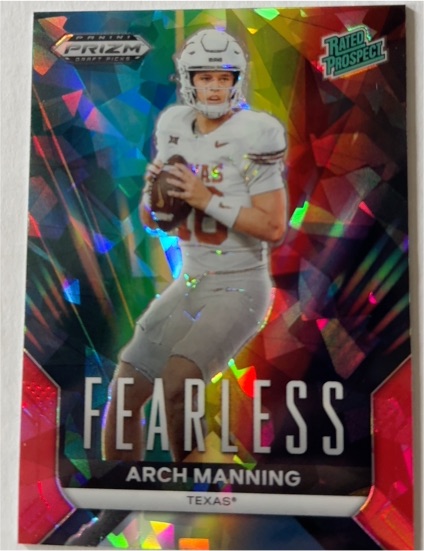 2024 Panini Prizm Draft Picks #F-AM Arch Manning Fearless — front