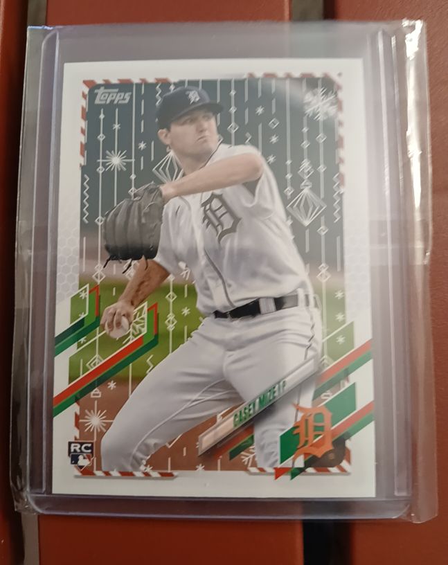 2021 Topps Holiday #HW18 Casey Mize — front