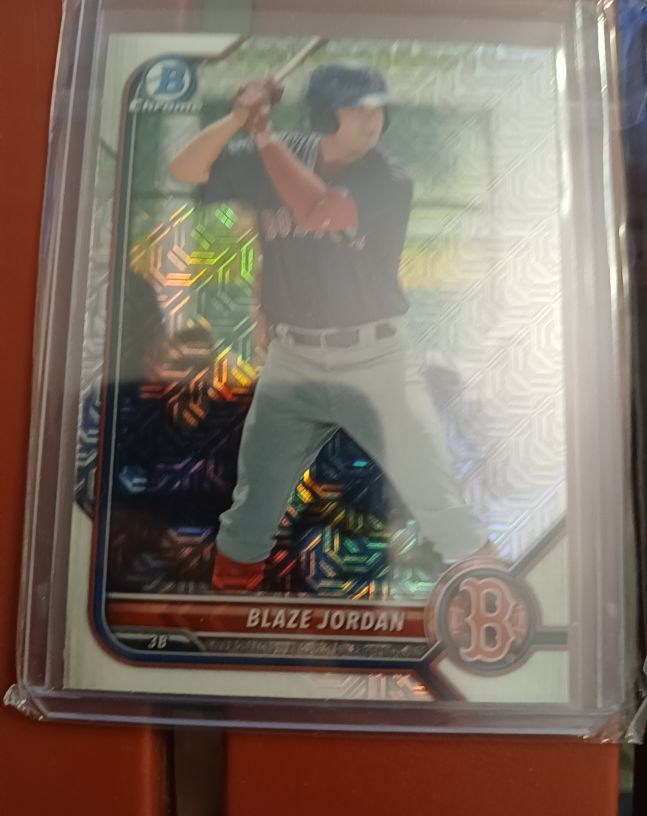 2022 Bowman Chrome #BCP-58 Blaze Jordan — front