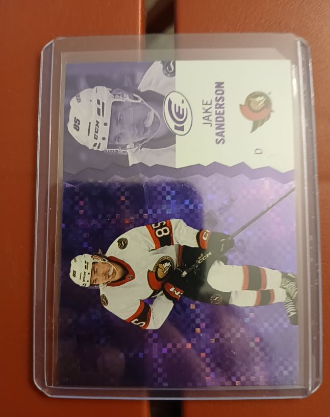 2023-24 Upper Deck Ice Hockey #40 Jake Sanderson — front