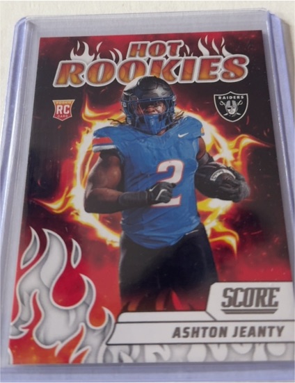 2025 Panini Score #3 Ashton Jeanty Hot Rookies — front