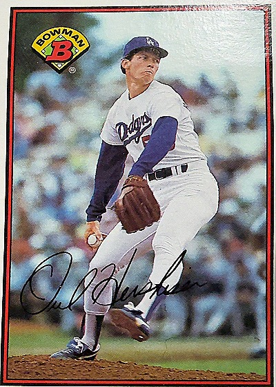 1989 Bowman #341 Orel Hershiser — front