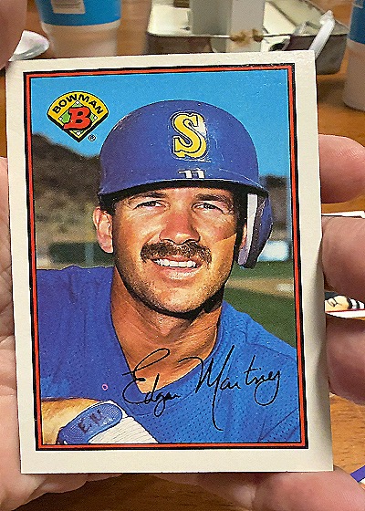 1989 Bowman #216 Edgar Martinez — front