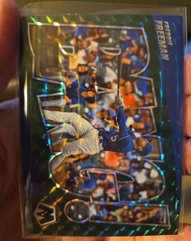 2022 Panini Mosaic Bang! #BG-11 Freddie Freeman — front