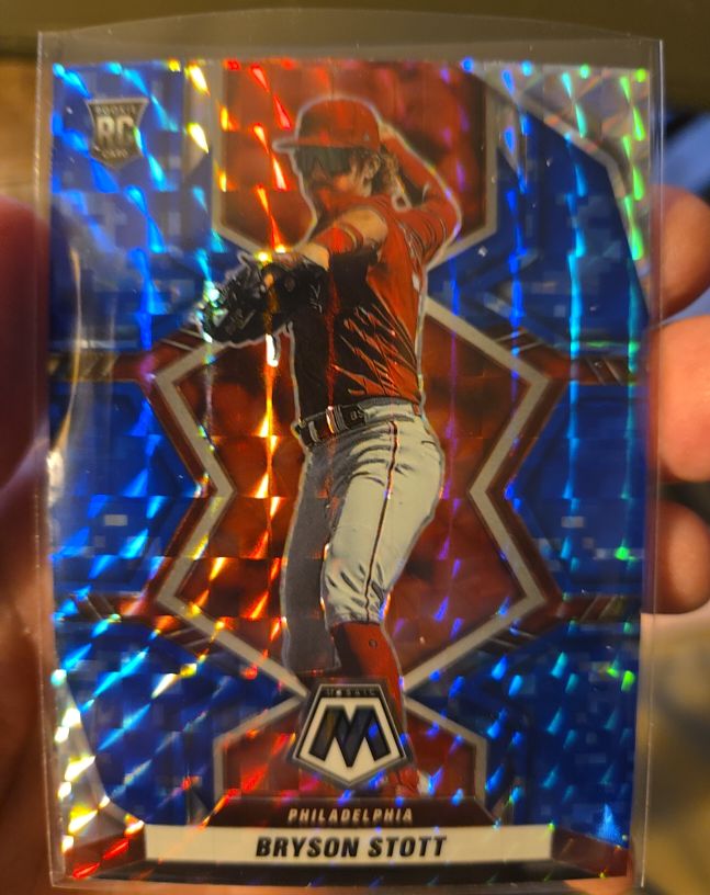 2022 Panini Mosaic #X Bryson Stott — front