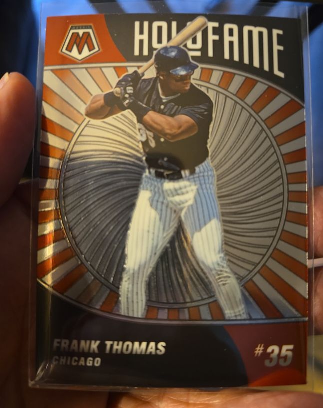 2022 Panini Mosaic #HF-5 Frank Thomas — front