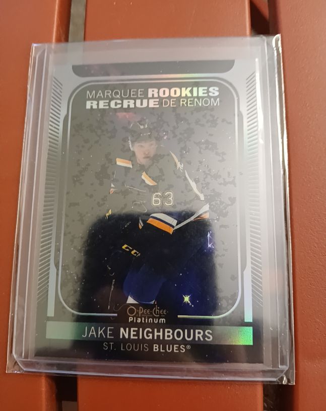 2021-22 O-Pee-Chee Platinum #63 Jake Neighbours — front